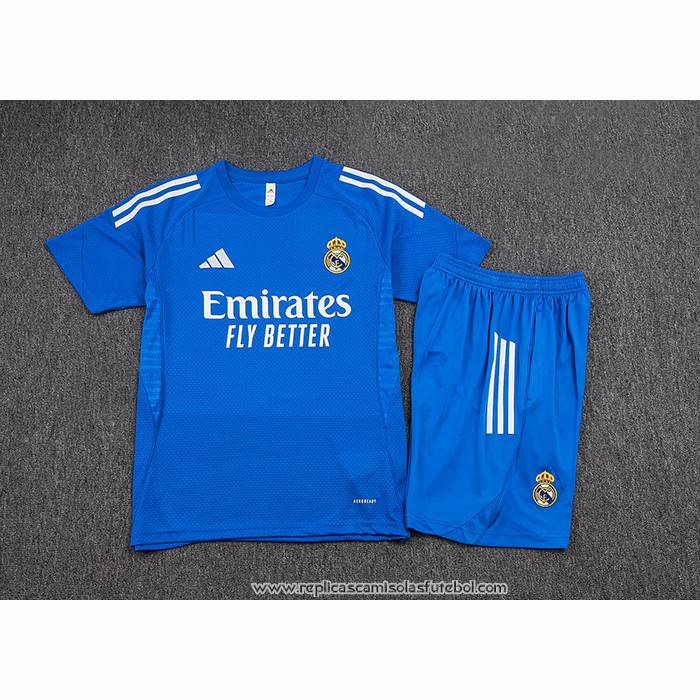 Fato de Treino
 Real Madrid 2025-2026 Manga Curta
 Azul
 Branco
 - Calcas Curta
